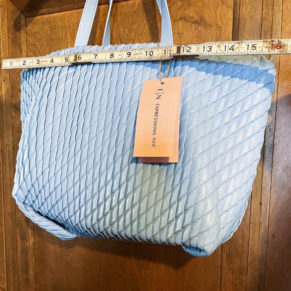 Rare EXPRESSIONS Eco Crossbody Tote Bag w/ Clutch & Ronni Nicole MIDI Dress! - Picture 13 of 16